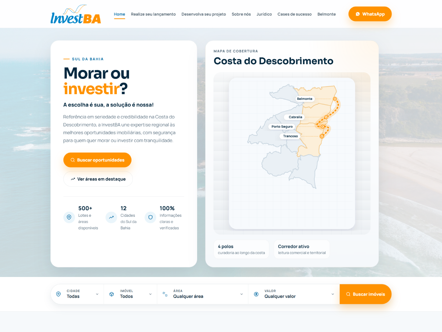 Preview do projeto investBA