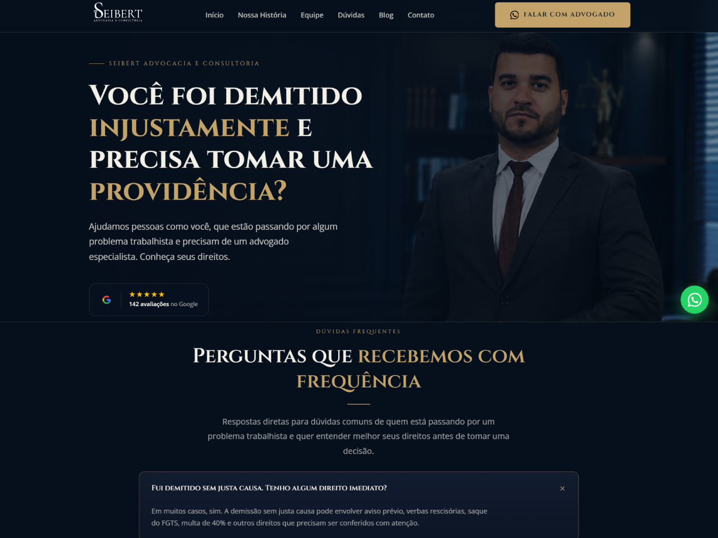 Preview do projeto Seibert Advocacia e Consultoria